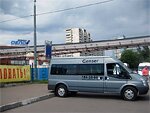 Бесплатный автобус Genser в пункт аренды автомобилей АрендаАвто-жлз на ул.Добролюбова